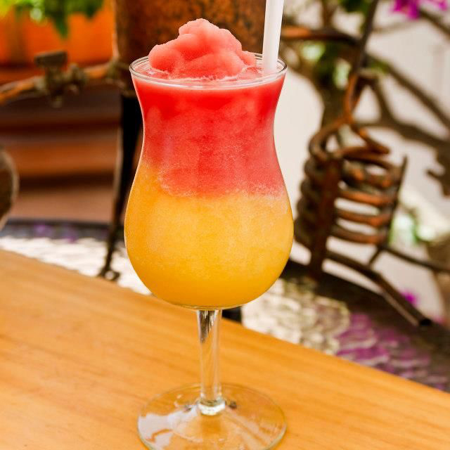 Daikiri de frutilla y durazno